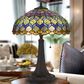 Cal Lighting Tiffany 22.5" Table Lamp in Dark Bronze, , large