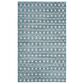 Safavieh Montauk Southwestern 5" x 8" Turquoise and Multicolor Area Rug, , large