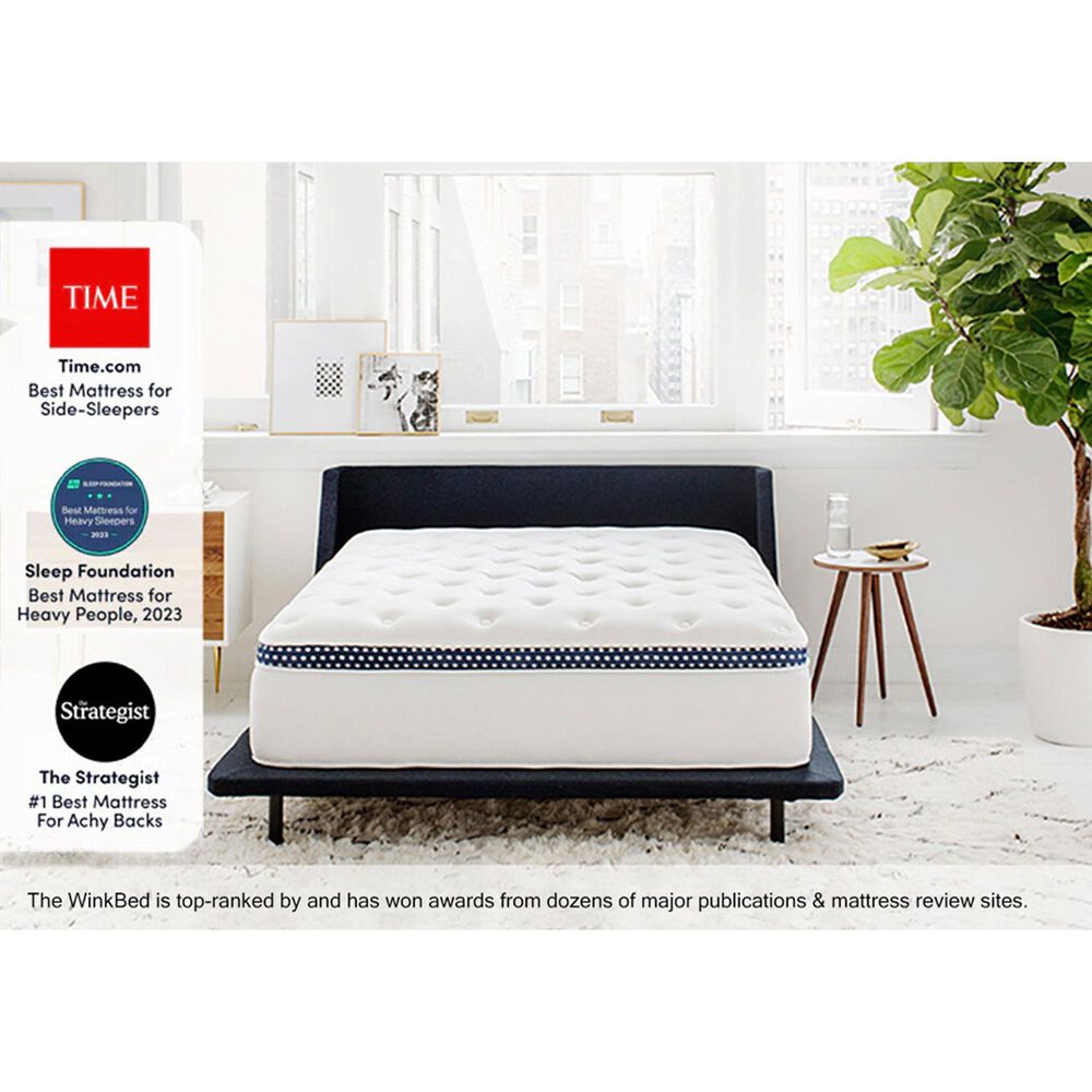 Hearth and Haven WinkBeds Firm Euro Top Twin Mattress, , large