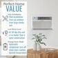 Almo Distributing Pennsylvania 10,000 BTU 230V Through-the-Wall Air Conditioner with 10,600 BTU Supplemental Heat Capability, , large