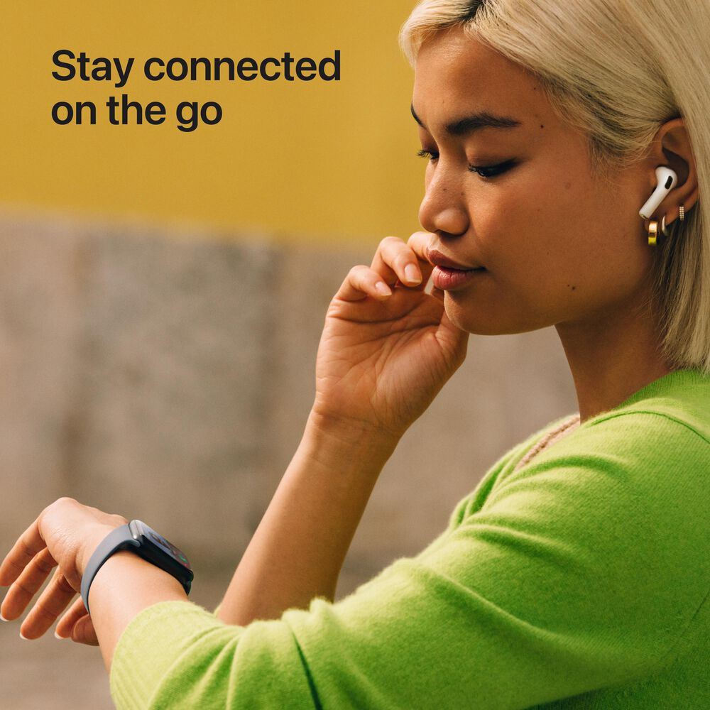 Apple Watch SE 3 &#40;GPS&#41; 40mm Starlight Aluminum Case with Starlight Sport Band - M/L - Starlight - &#40;2025&#41;&#40;Pre-Order&#41;, , large