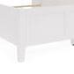Urban Home Grace Eastern King Panel Bed in Snowfall White, , large