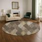 Dalyn Rug Company The Reserve TR11 Brown 8" Round Indoor/Outdoor Area Rug, , large