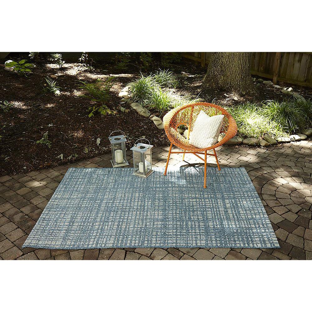 Momeni Como COM-6 6&#39;7&quot; x 9&#39;6&quot; Blue Area Performance Rug, , large