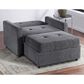 Steve Silver Convertible Sleeper Chair in Gray, , large