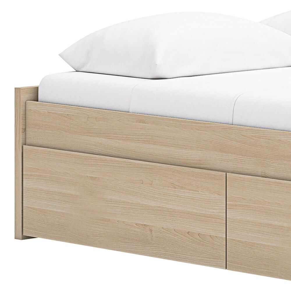 Ashley Onita Queen Platform Bed with 2 Side Storage in Natural, , large