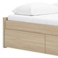 Ashley Onita Queen Platform Bed with 2 Side Storage in Natural, , large