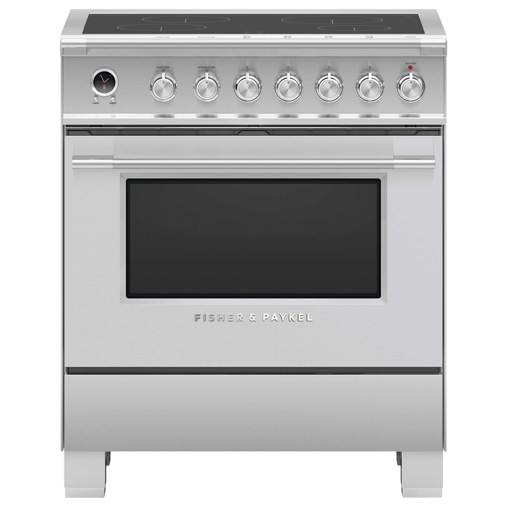 Induction and clearance gas range cooker