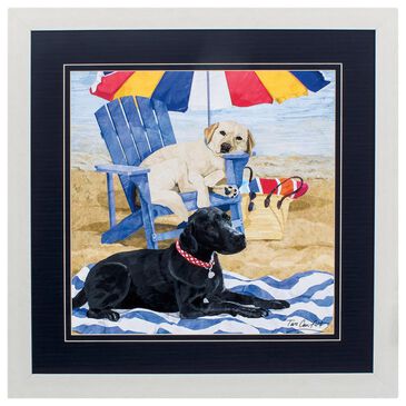 Propac Labs on Beach Wall Art in Blue, , large