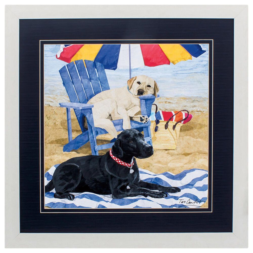 Propac Labs on Beach Wall Art in Blue, , large