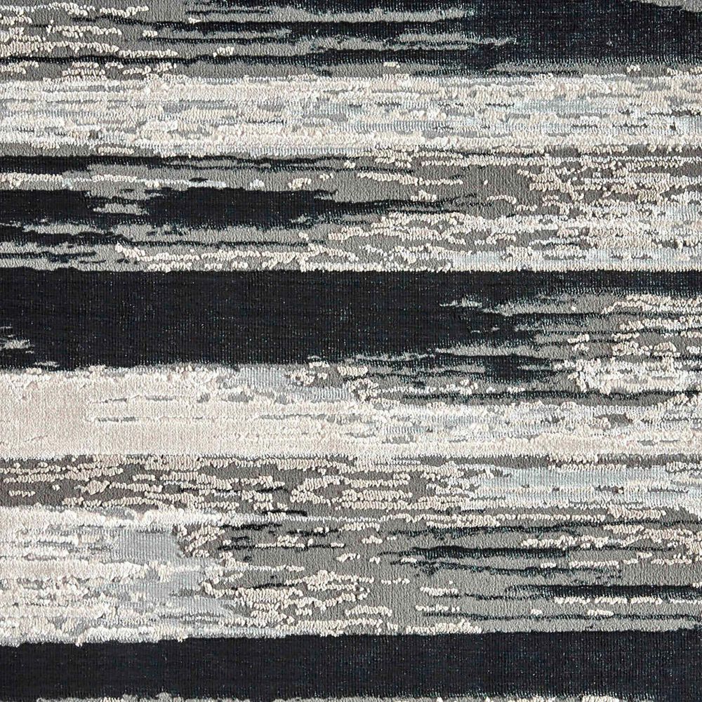 Feizy Micah 6&#39;7&quot; x 9&#39;6&quot; Black and Silver Area Rug, , large