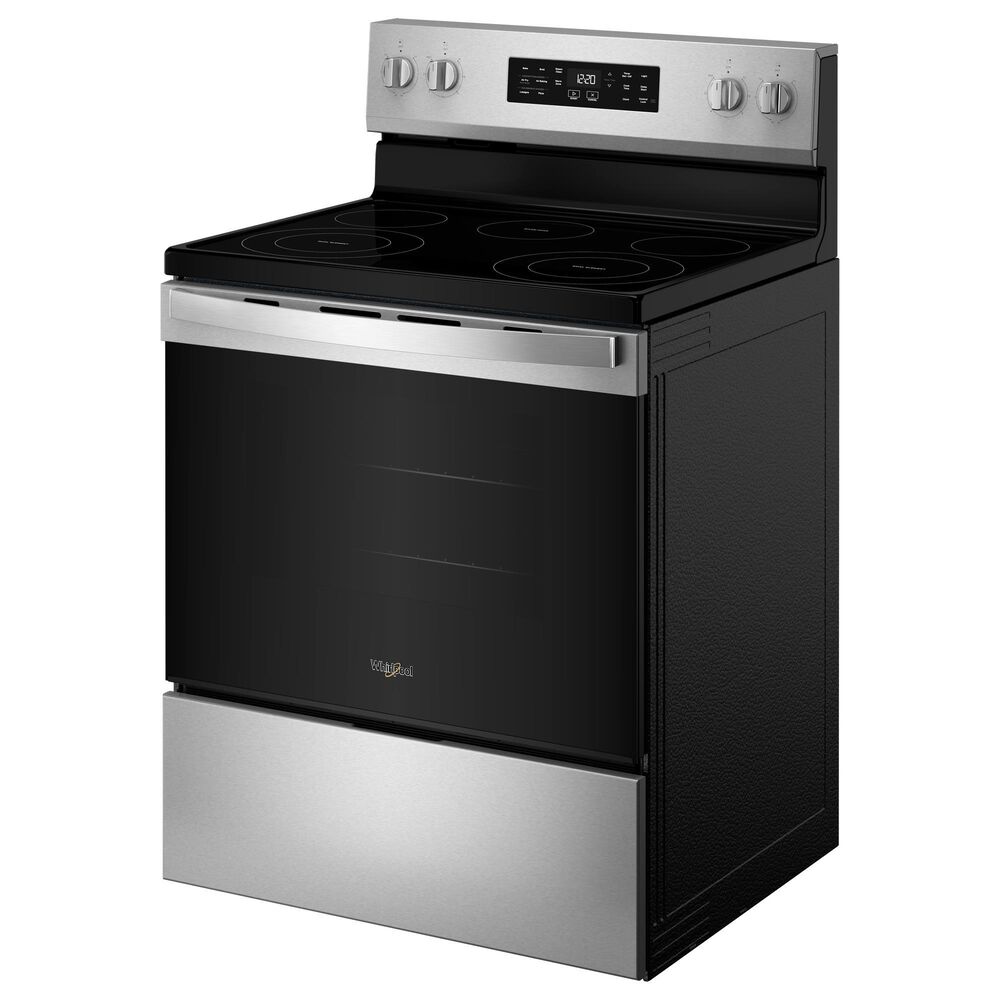 Whirlpool 5.3 Cu. Ft. Freestanding Electric Range in Stainless Steel, , large