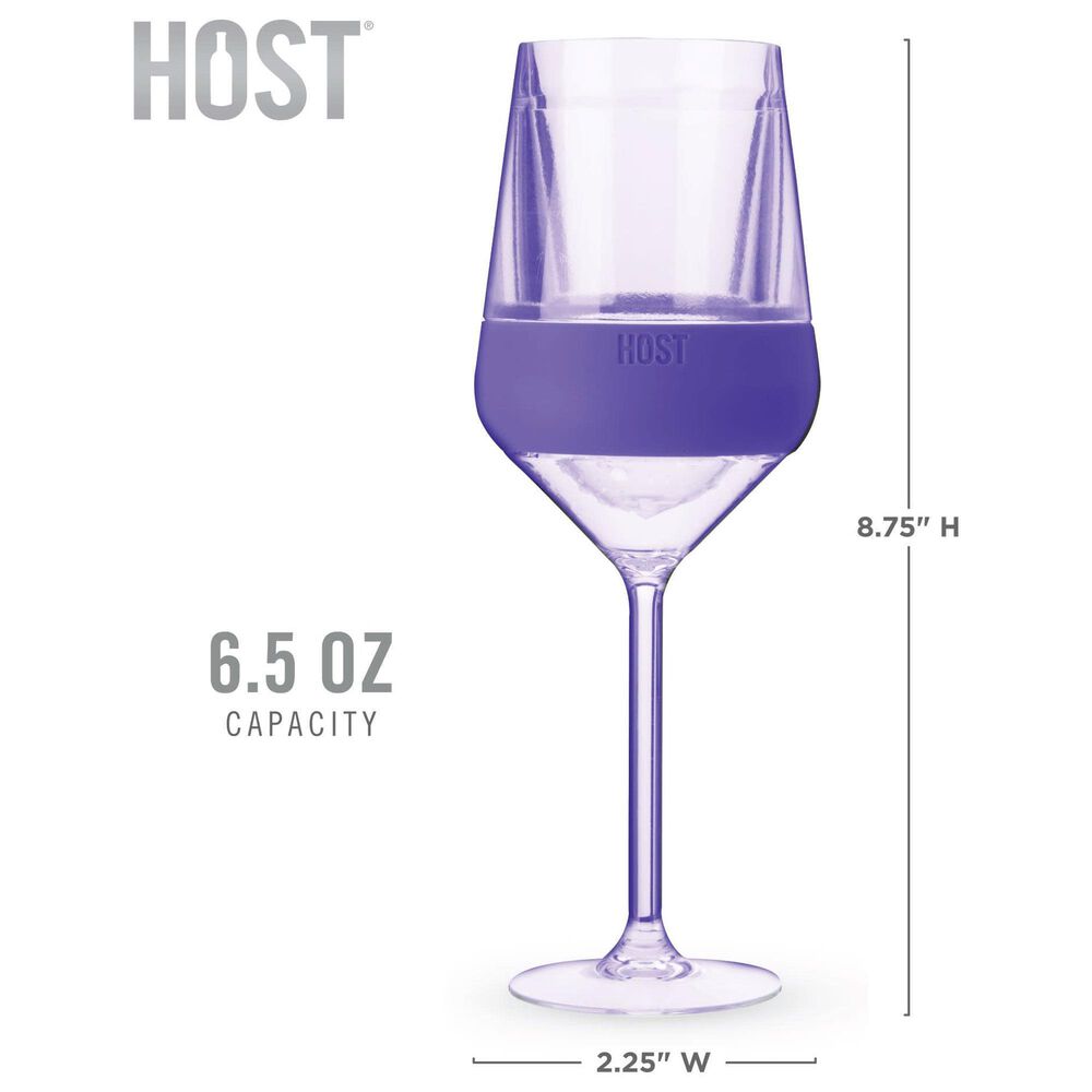 True Stemmed Wine Freeze Cooling Cup Tinted in Multicolor &#40;Set of 4&#41;, , large