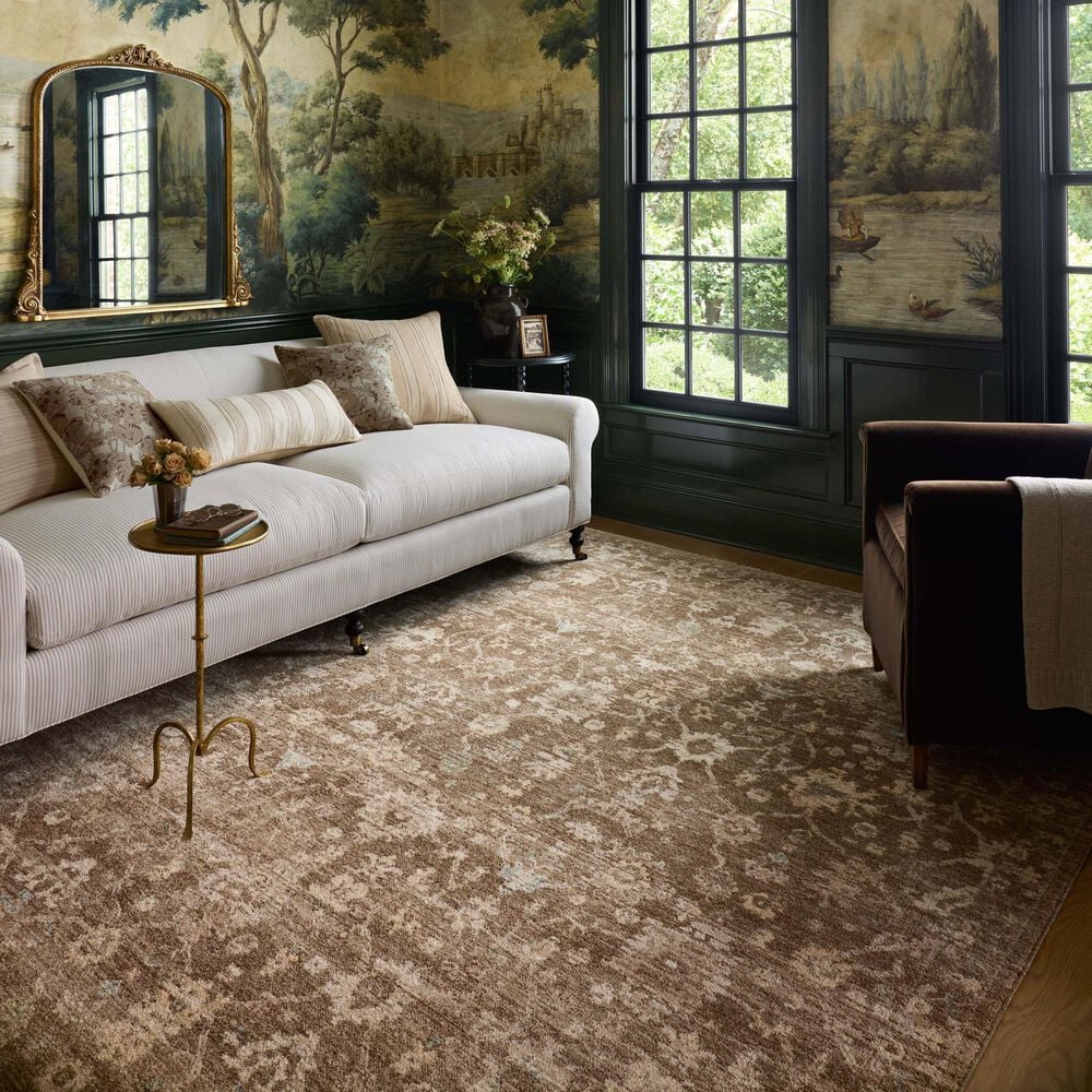 Chris Loves Julia x Loloi Palma Brown and Earth 11'6" x 15'7" Area Rug, , large