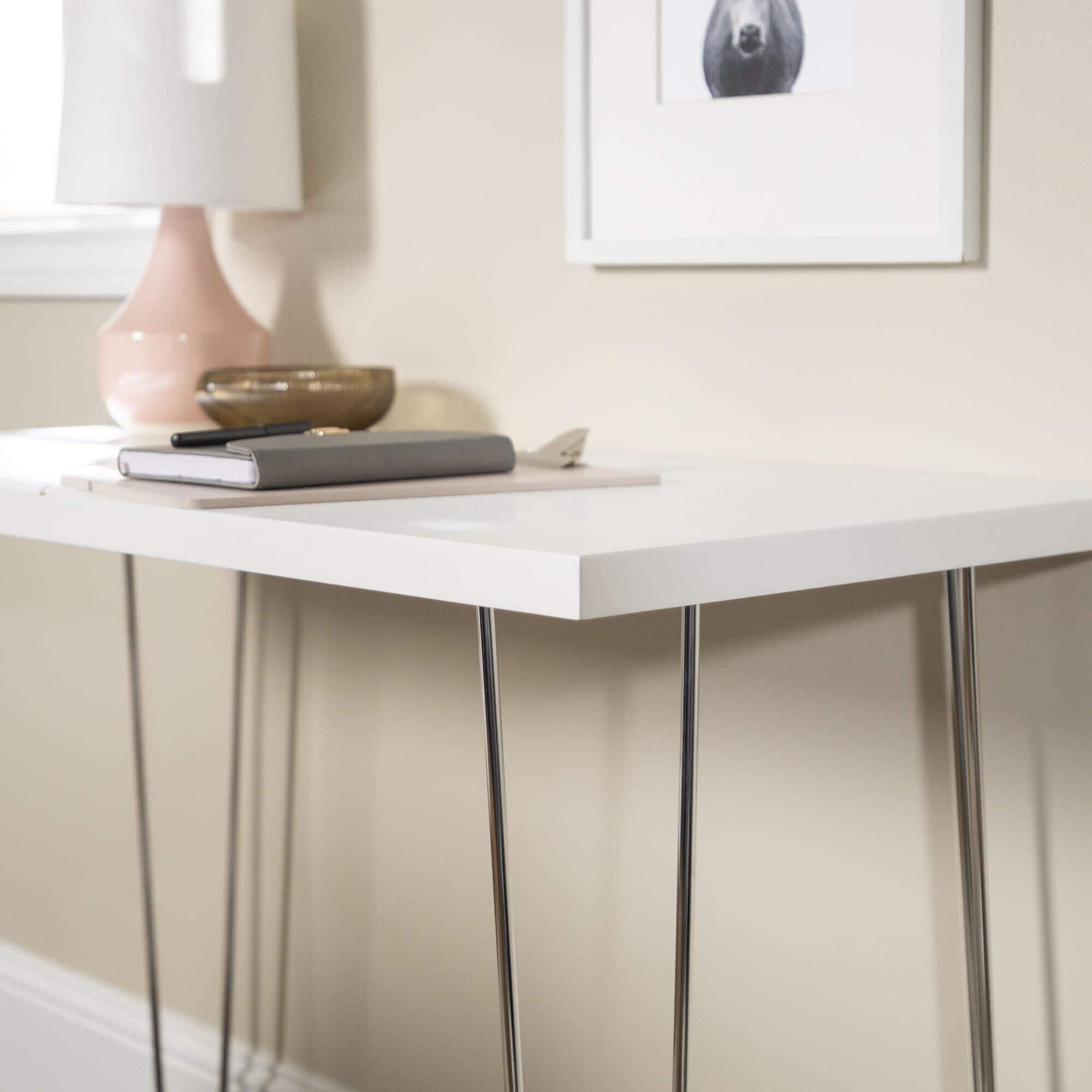 Walker edison shop white writing desk