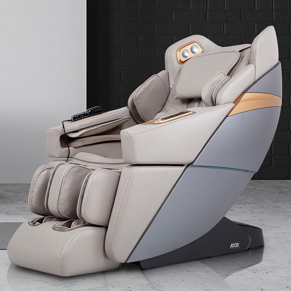 Osaki Ador 3D Allure Zero Gravity Voice Activated Massage Chair in Taupe, , large