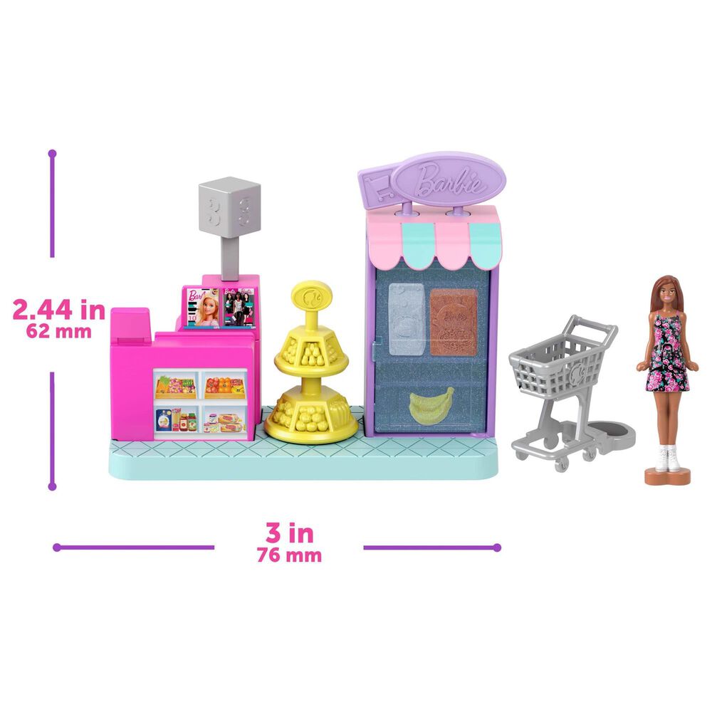 Barbie Mini Barbie Land Dreamhouse Playset with Dolls and Accessories in Multicolor, , large