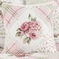 J. Queen New York Bungalow 16" Square Throw Pillow in Rose, , large