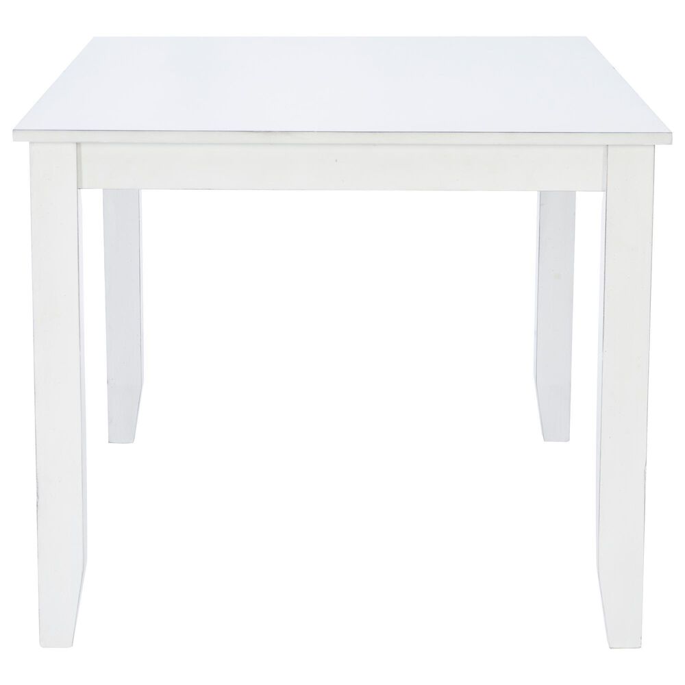 Linon Home Decor Hamlet 5-Piece Rectangular Dining Set in White, , large