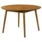 Armen Living Bennet Dining Table in Warm Walnut - Table Only, , large