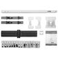 Kanto Adjustable TV Ceiling Mount for 37" - 70" TVs in White, , large