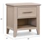 Franklin & Ben Beckett 1 Drawer Nightstand in Sandbar, , large