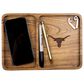 The Royal Standard Longhorn Etched Wood Valet Tray in Natural, , large