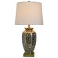 Flair Industries 31.5" Reactive Glaze Table Lamp in Speckled Brown, , large