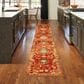 Nourison Antique Bloom Brick 2"4" x 12" Runner, , large