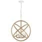 Golden Lighting Marina 4-Light Chandelier in Natural White, , large