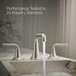Kohler Tone Widespread Bathroom Sink Faucet in Vibrant Brushed Nickel, , large