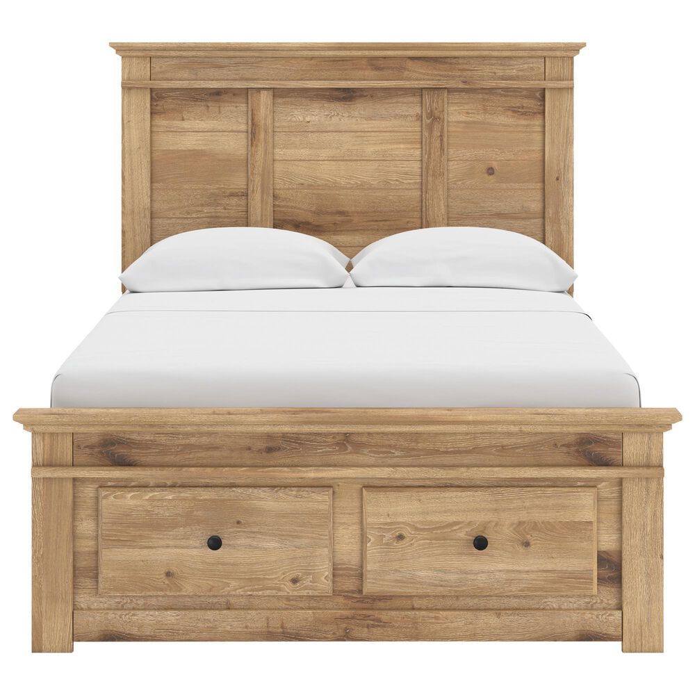 Ashley Makidern 2-Piece Full Storage Bedroom Set with Six Drawers in Natural Brown, , large