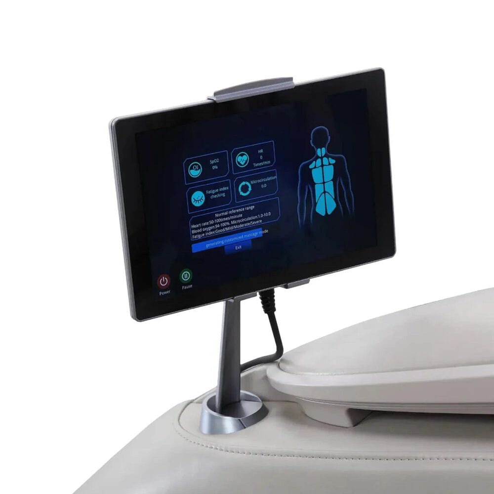 Osaki OS-Pro 4D DuoMax SE Zero Gravity Massage Chair in Stormy Grey, , large