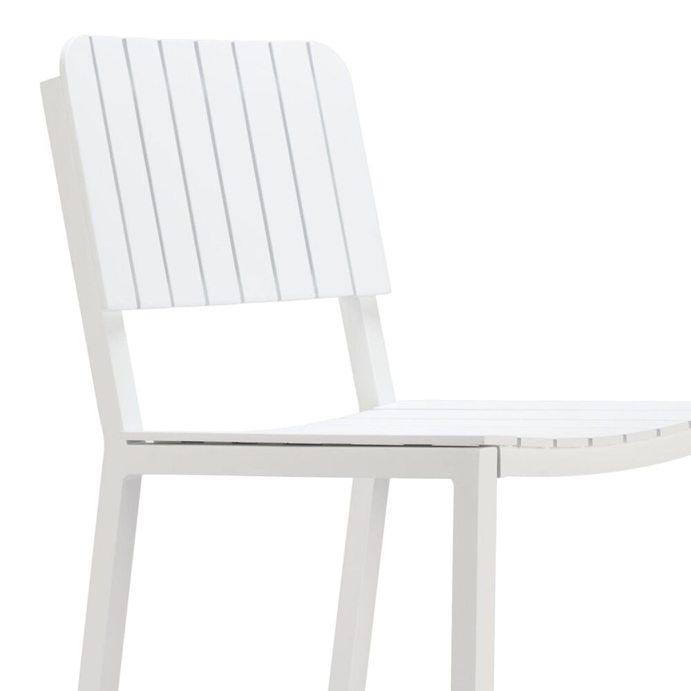 Zuo Modern Kayu Patio Barstool in White, , large