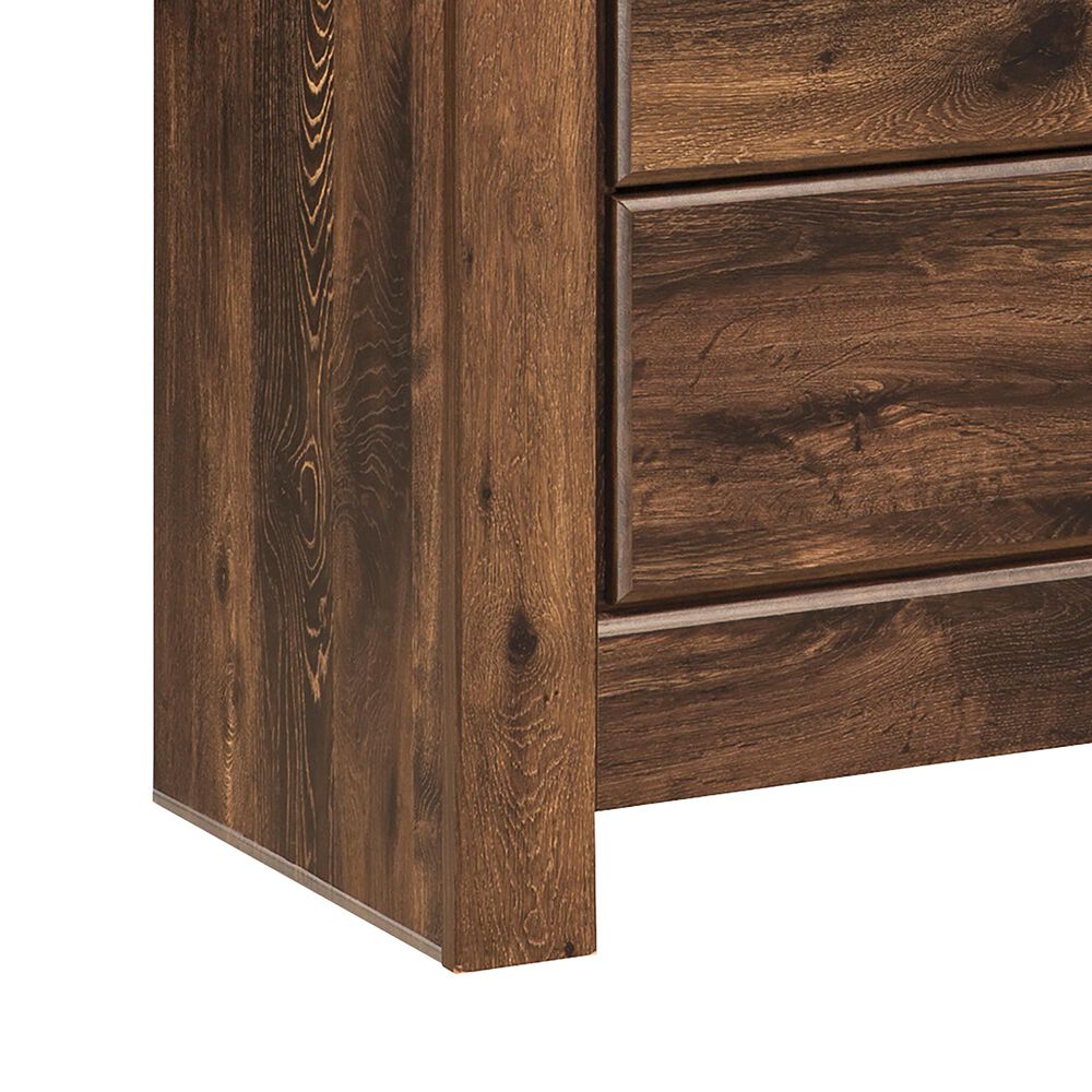 Signature Design by Ashley Quinden 5Drawer Chest in Dark Brown Nebraska Furniture Mart
