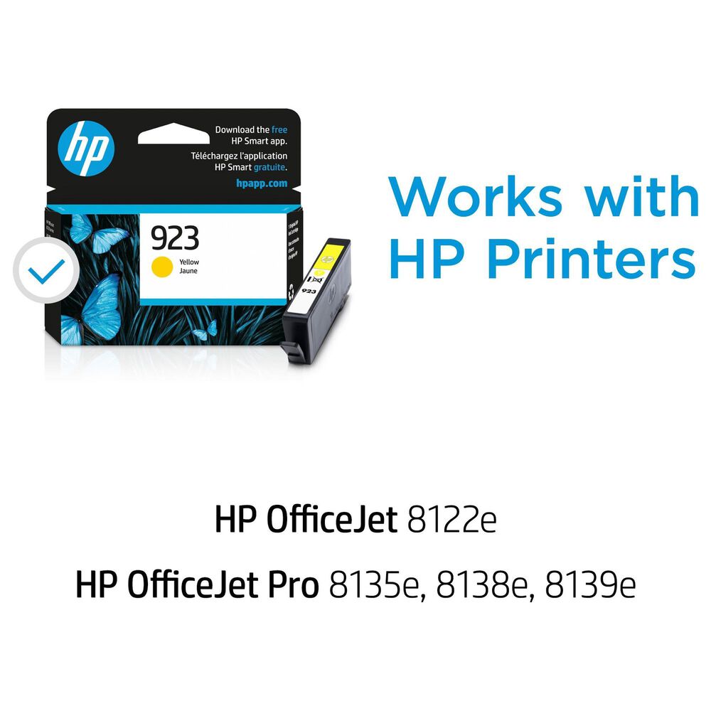 HP 923 Original Ink Cartridge in Yellow, , large