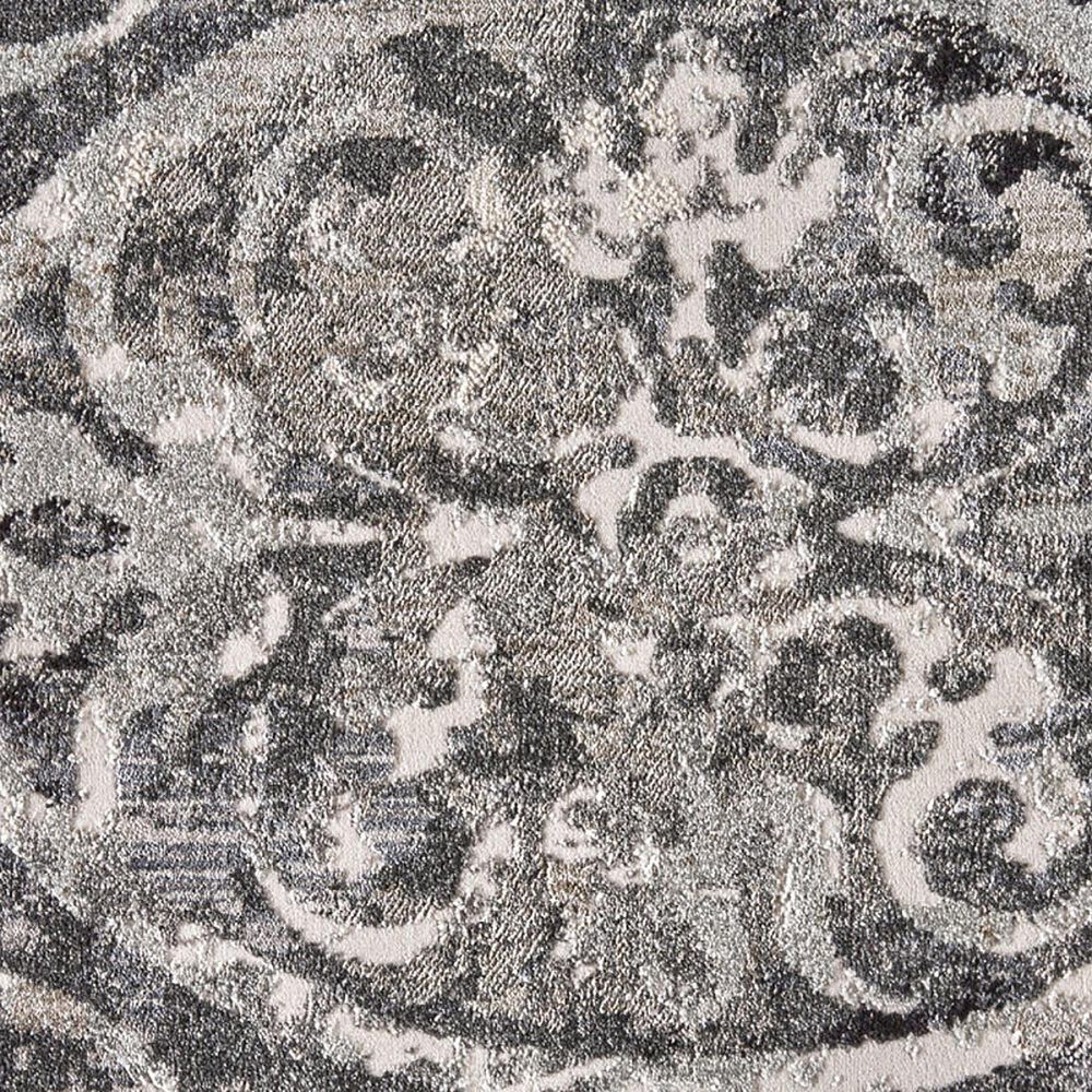 Feizy Kano 7&#39;10&quot; x 10&#39; Charcoal and Ivory Area Rug, , large