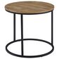 Pacific Landing Lainey Round End Table in Mango and Black, , large