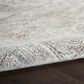 Nourison Starry Nights STN02 9" x 12" Cream and Grey Area Rug, , large
