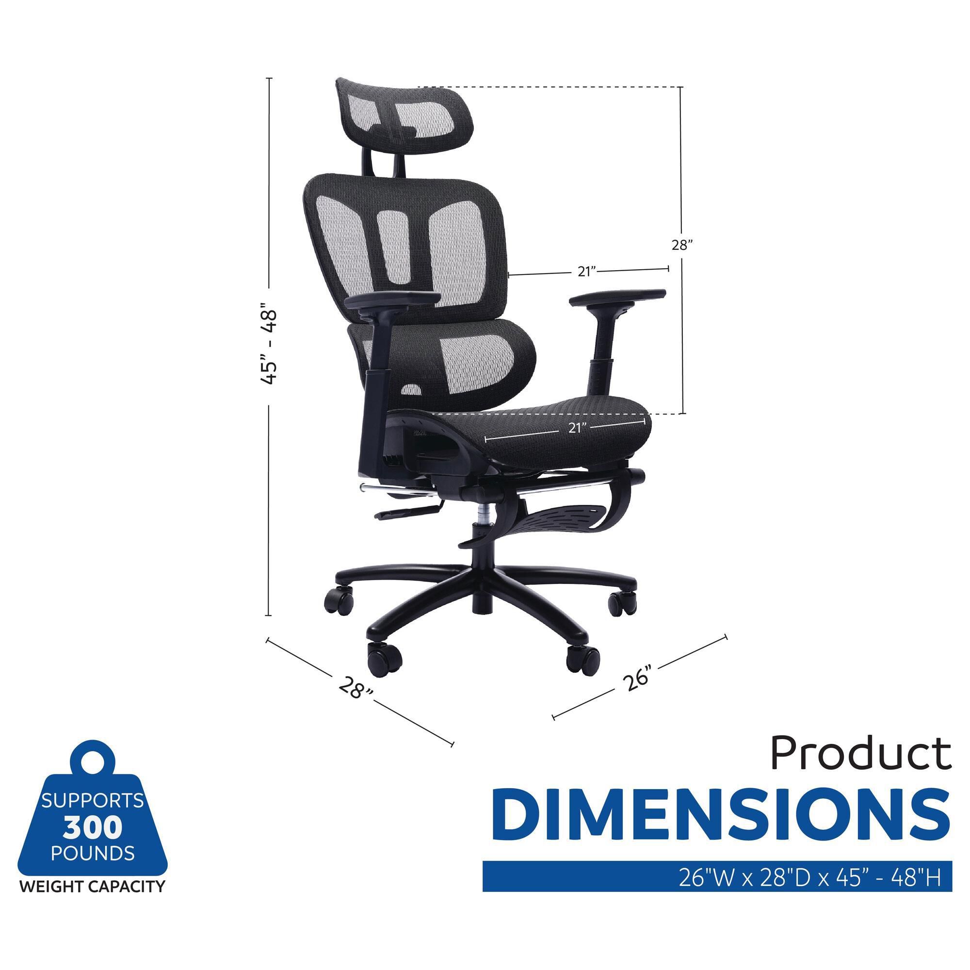 Primo International Sealy Huxley Ergonomic Chair in Black