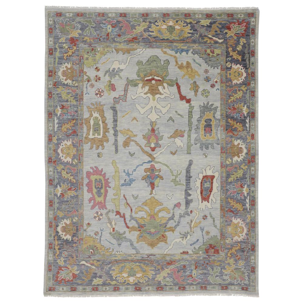 Feizy Rugs Karina 2'6" x 8' Blue and Gray Runner, , large