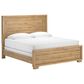 Ashley Galliden King Panel Bed in Light Brown, , large