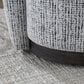 Simeon Collection Tatum Swivel Accent Chair in Nightshade, , large
