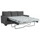 Ashley Rannis Stationary Queen Sofa Sleeper in Pewter, , large