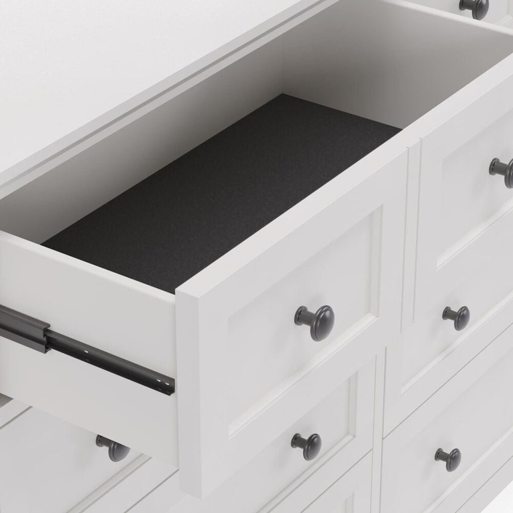 Urban Home Grace 4-Piece King Bedroom Set in Snowfall White, , large