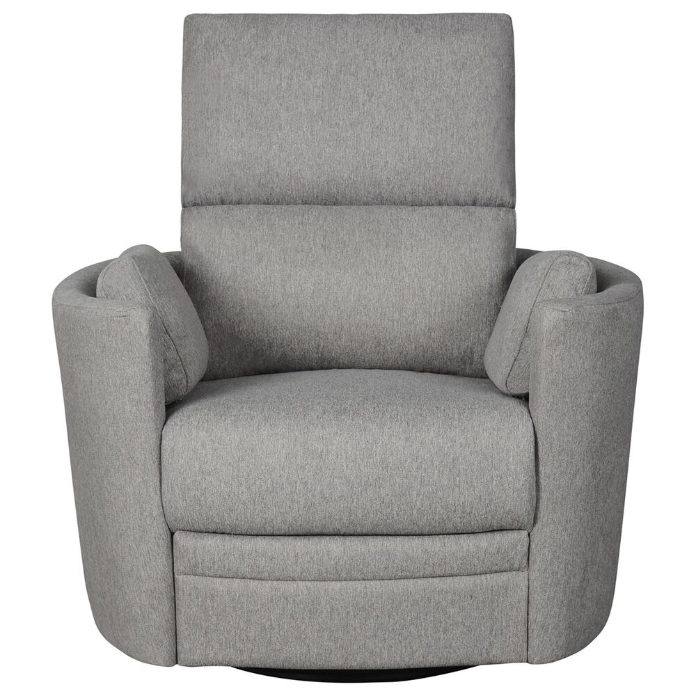 Eastern Shore Compass Power Swivel Glider with USB in Pebble, , large