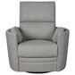 Eastern Shore Compass Power Swivel Glider with USB in Pebble, , large