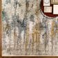 Surya Cardiff CDF-2306 Medium Gray, Light Blue, Mustard and Dark Blue 10" x 13"11" Area Rug, , large