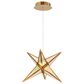 Golden Lighting Spectrum 18" 1-Light LED Chandelier in Rose Gold, , large