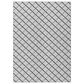 Dalyn Rug Company York 9" x 12" Gray Indoor/Outdoor Area Rug, , large
